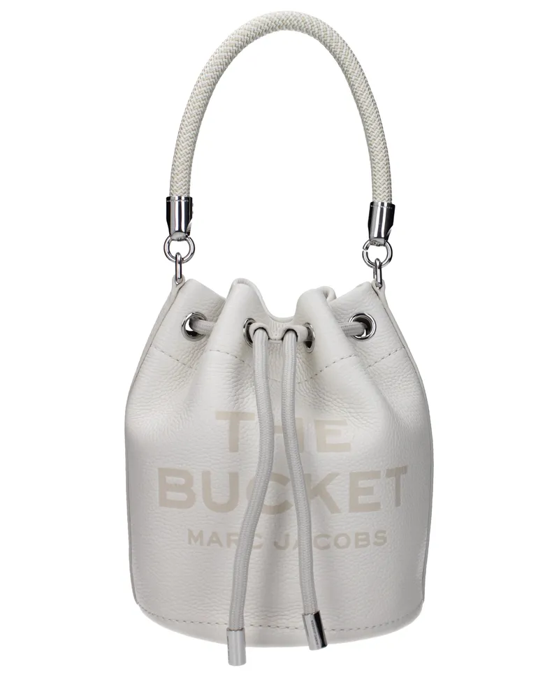 Marc Jacobs Damens Handtaschen aus weißem Leder/Baumwolle -