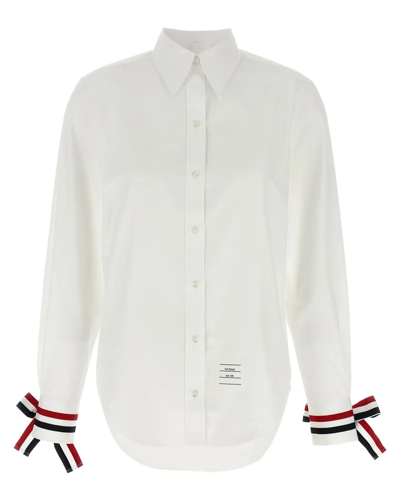 Thom Browne RWB Tape Manschettenhemd White