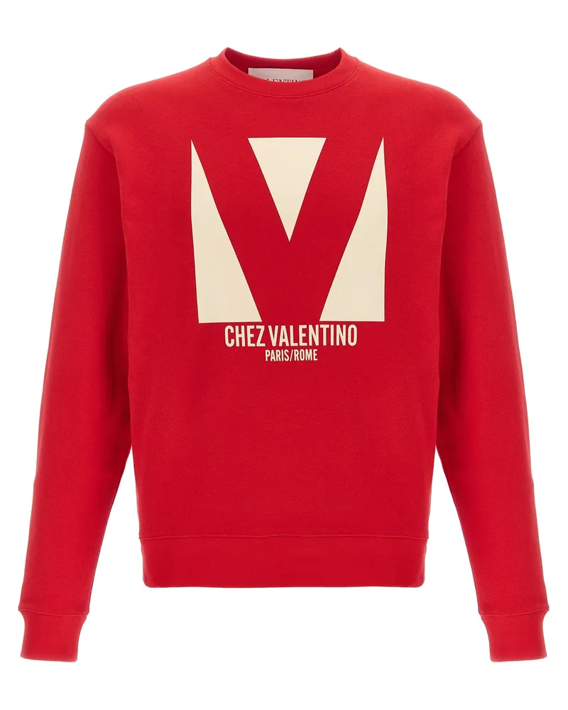 Valentino Garavani Valentino Garavani 'Chez Valentino' Sweatshirt Red