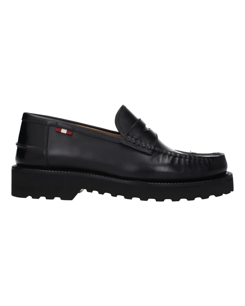 Bally Noah Herrens Ledermokassins Schwarz -