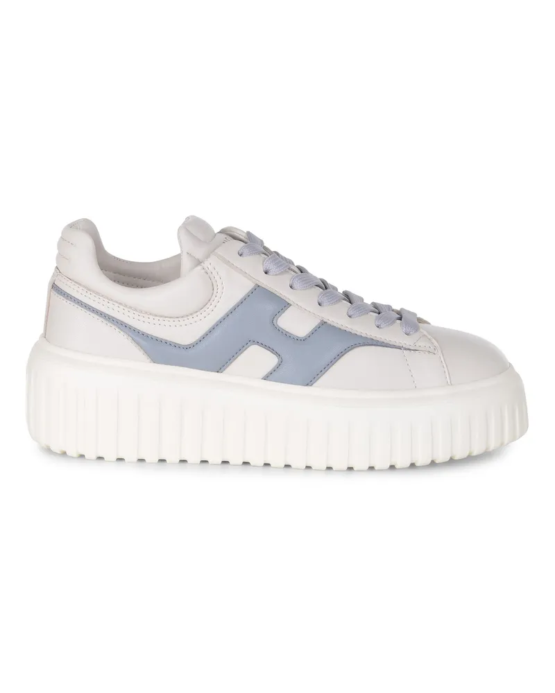 Hogan H Stripes" -Sneaker aus Leder Ivory