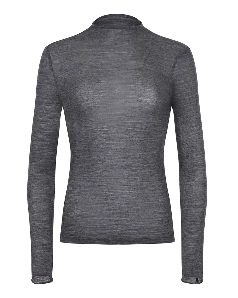 ALYSI Pullover aus einer Mischung aus Wolle Grigio