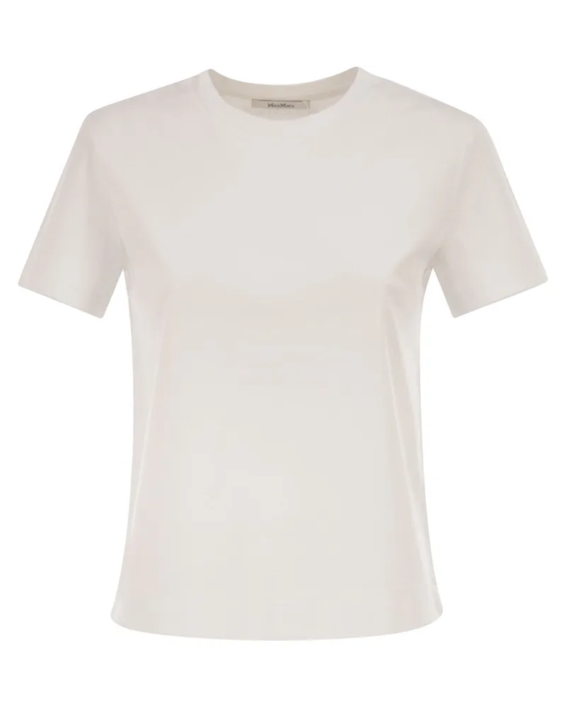 Max Mara Mxpdonata Baumwoll-T-Shirt White