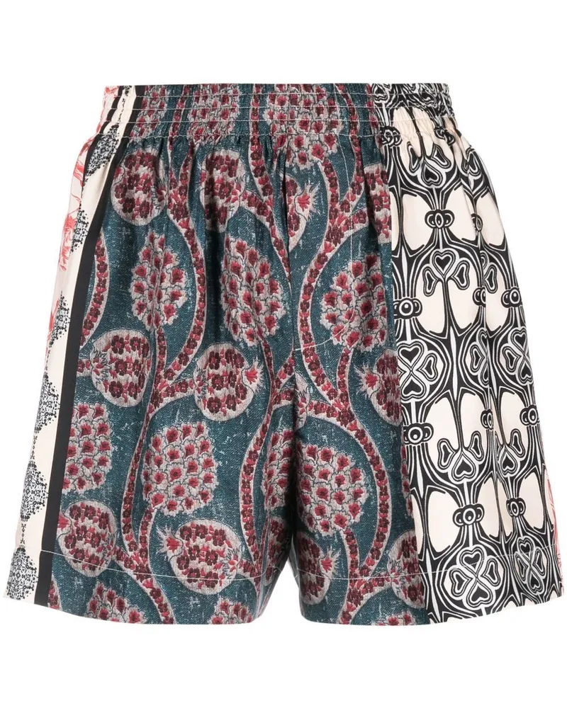 Erika Cavallini Seidenshorts Multicolour