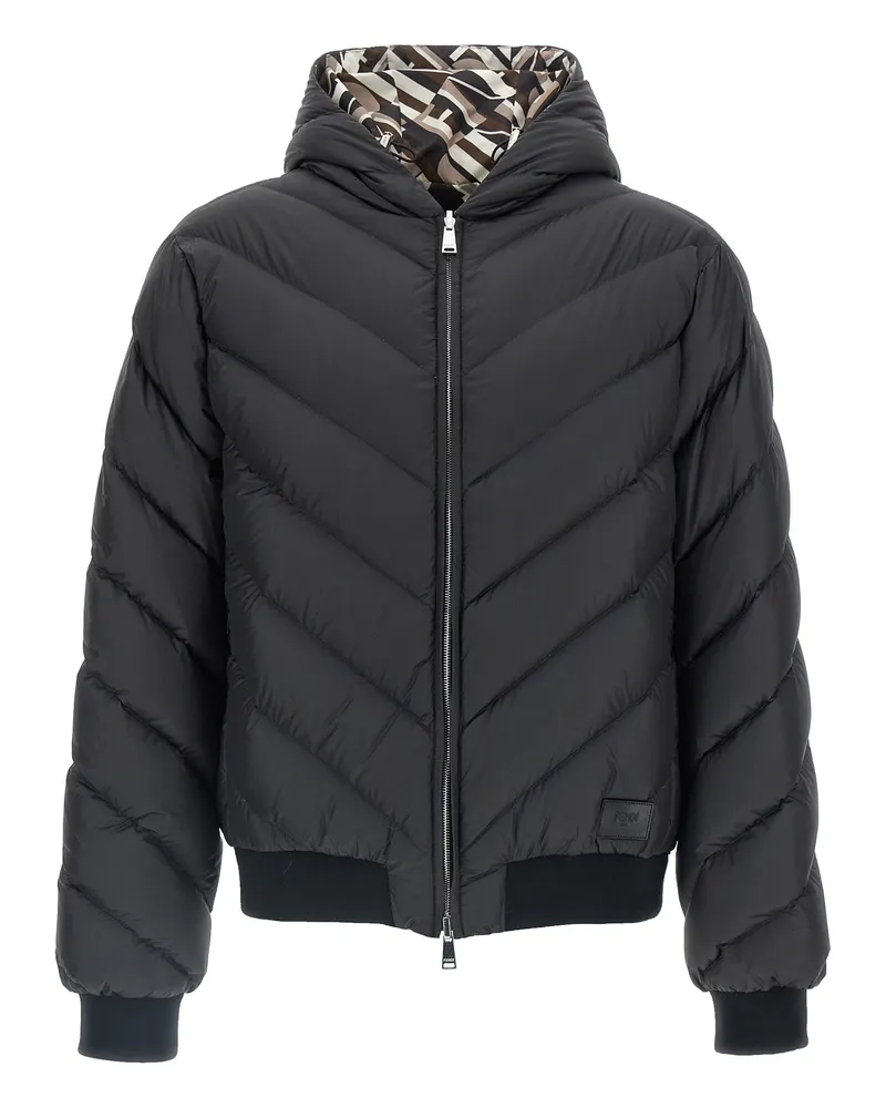 Fendi Wende-Daunenjacke Multicolor
