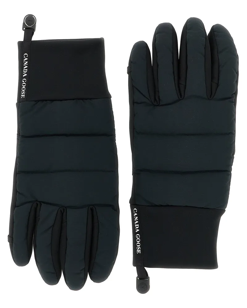 Canada Goose Canada Gans gepolsterte Handschuhe Black