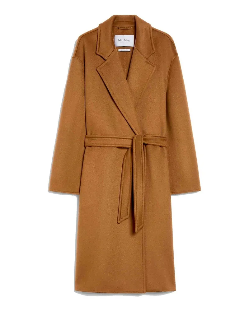 Max Mara Melinda C nur MIDI Mantel Brown