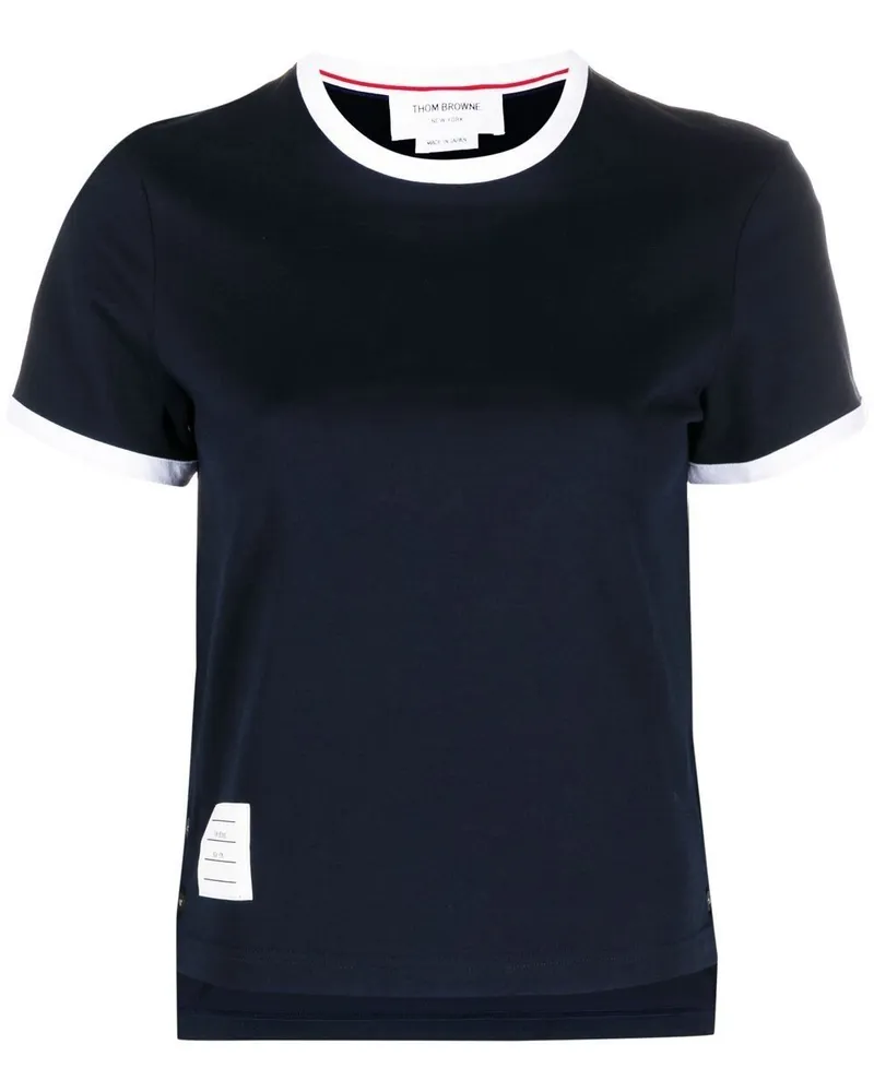Thom Browne Cotton T -Shirt Blue