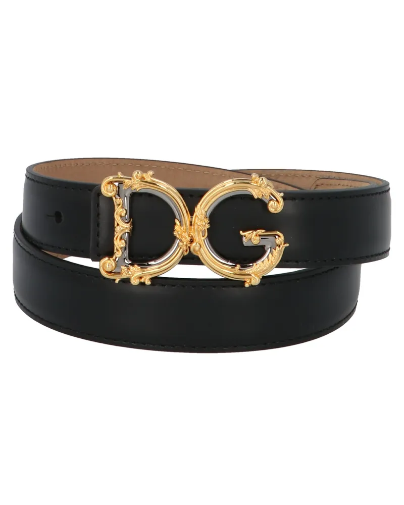 Dolce & Gabbana DG Girl' Gürtel Black