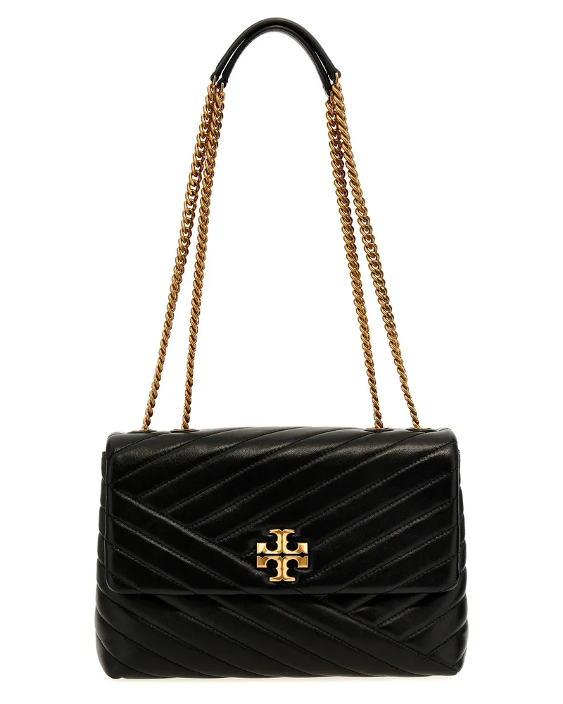 Tory Burch Umhängetasche „Kira Chevron Convertible Black