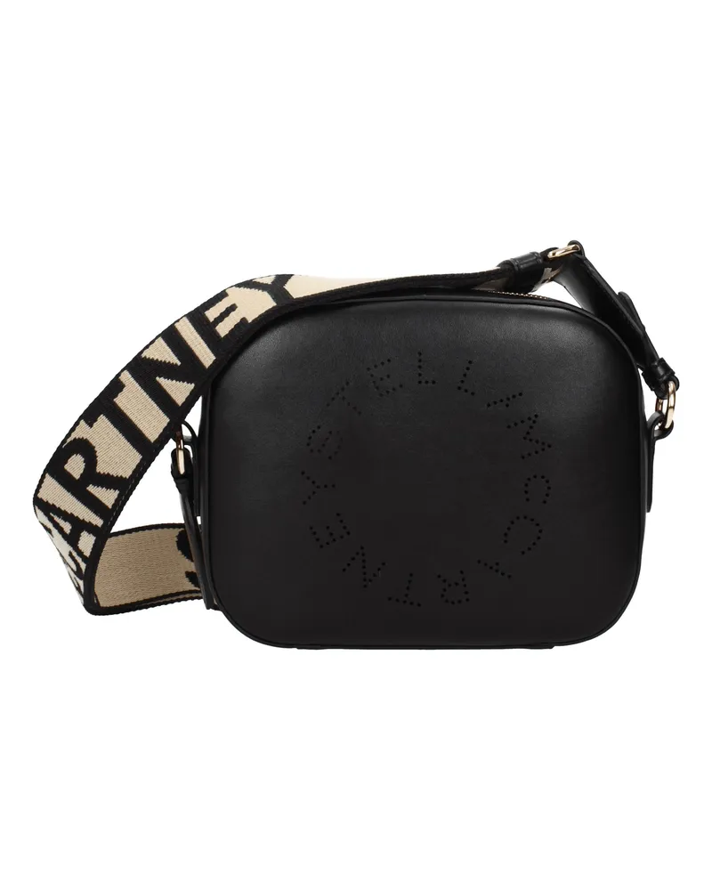Stella McCartney Stella Mc Cartney Damens Umhängetasche aus Öko-Leder in Schwarz -