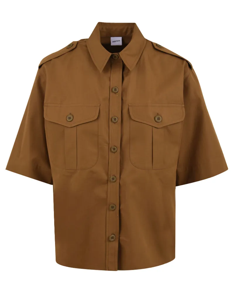 ASPESI Hemden braun Brown