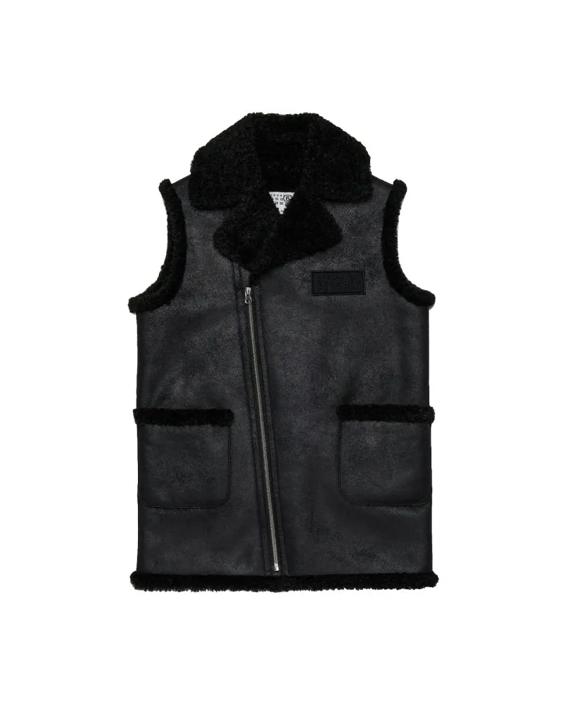 Maison Margiela Jacke mit Logo Black