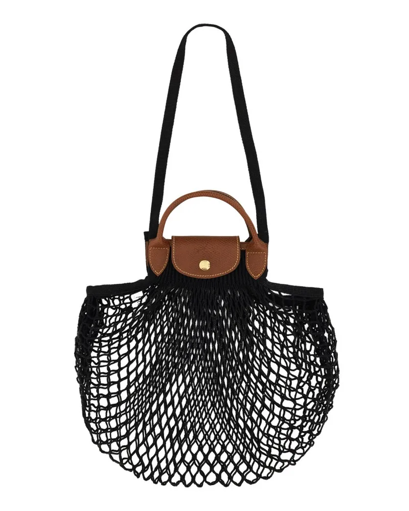 Longchamp Le Pliage Filet Bag Black