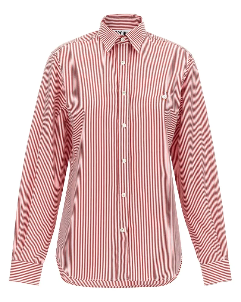 Moschino OCA' gestickeltes Hemd Red