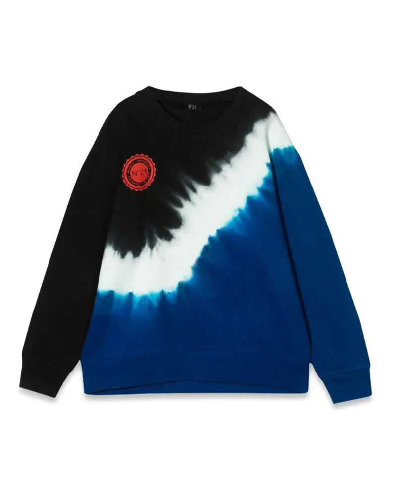 N° 21 N ° 21 Sweatshirt über Tye & Die Blue