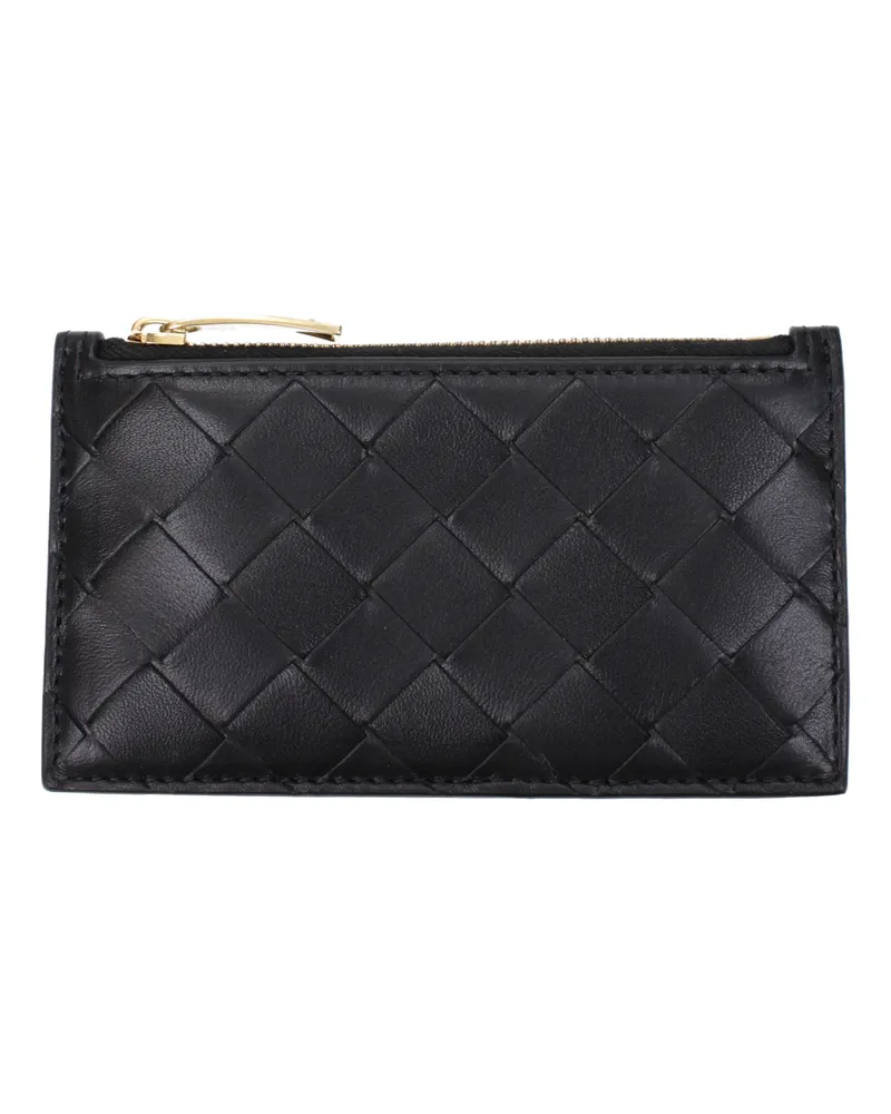 Bottega Veneta Herrens Dokumentenhalter aus schwarzem Leder -
