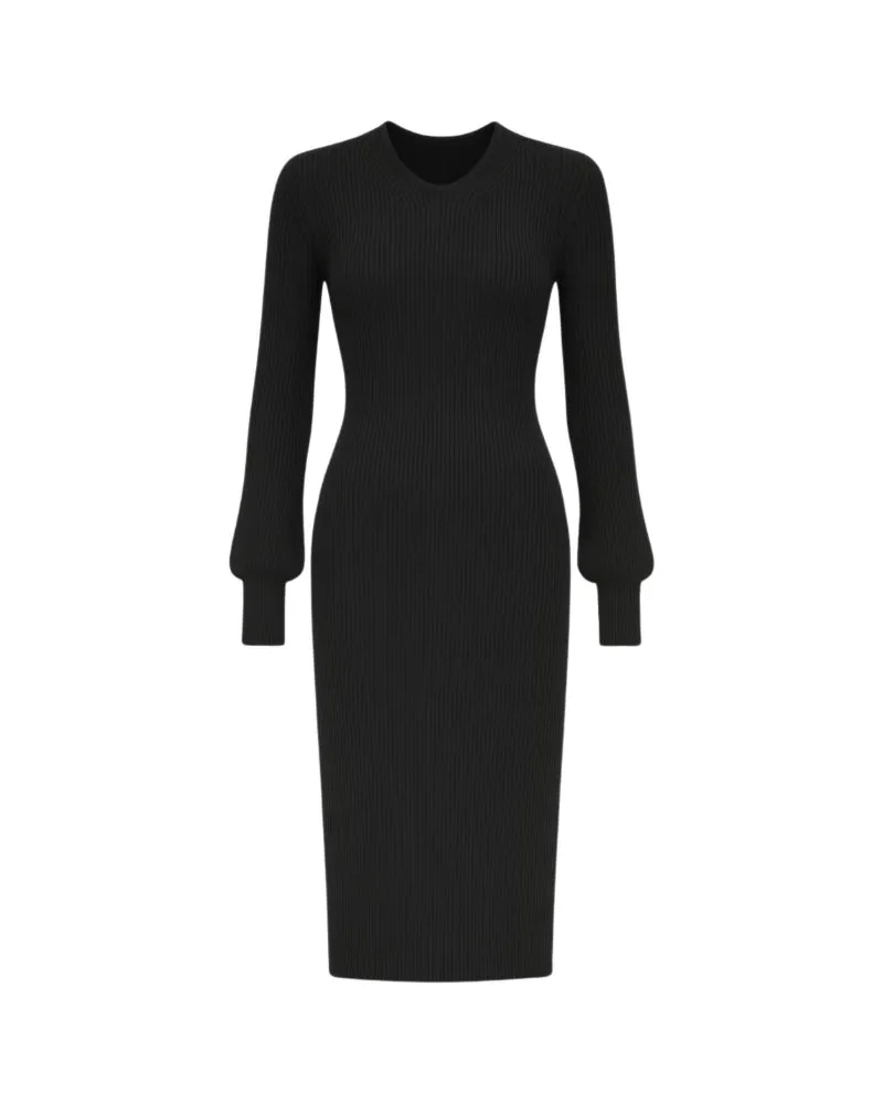 Twin-Set Strickkleid im Twin-Set Black