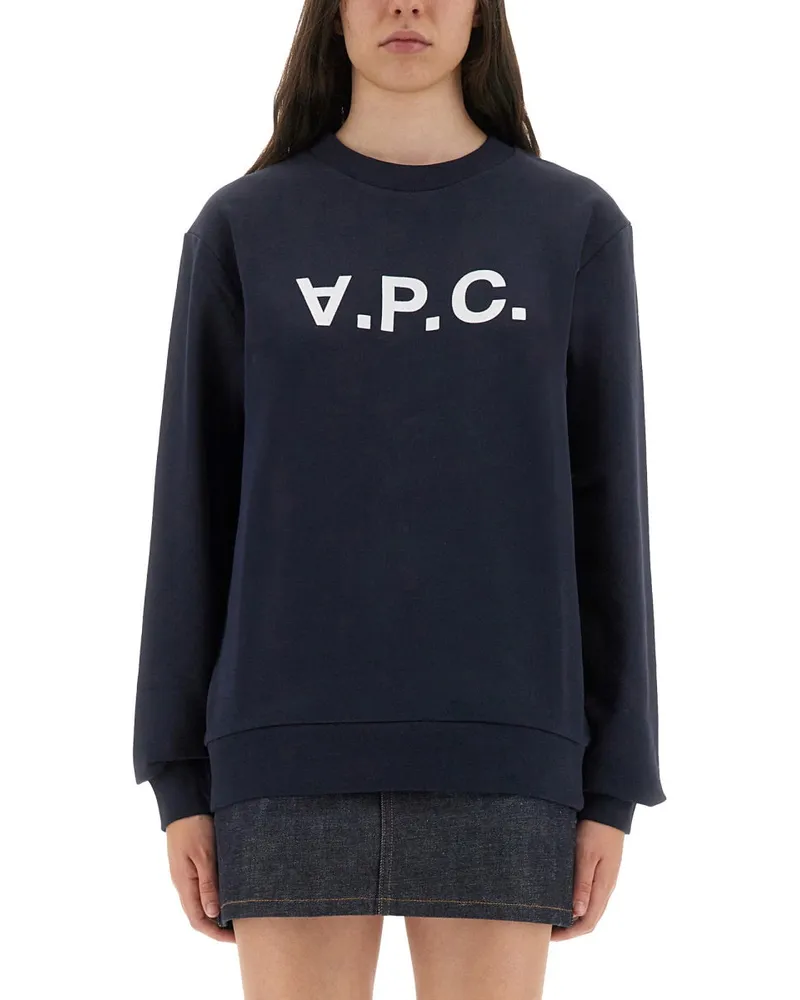 A.P.C. Sweatshirt "Standard Grand VPC Getts Blue