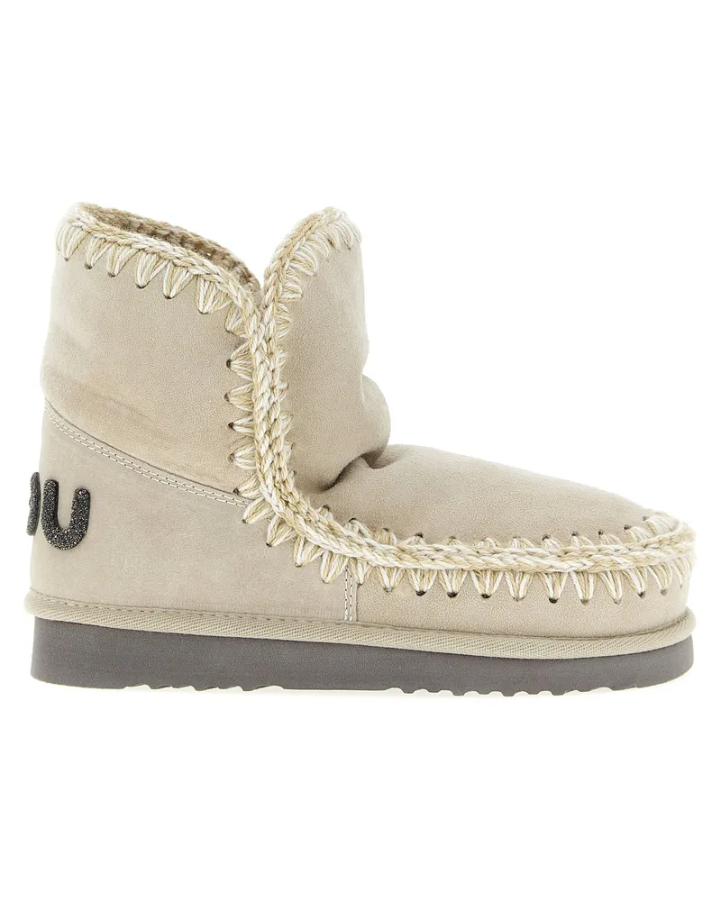 Mou Stiefeletten 'Eskimo 18 Glitter Logo Beige