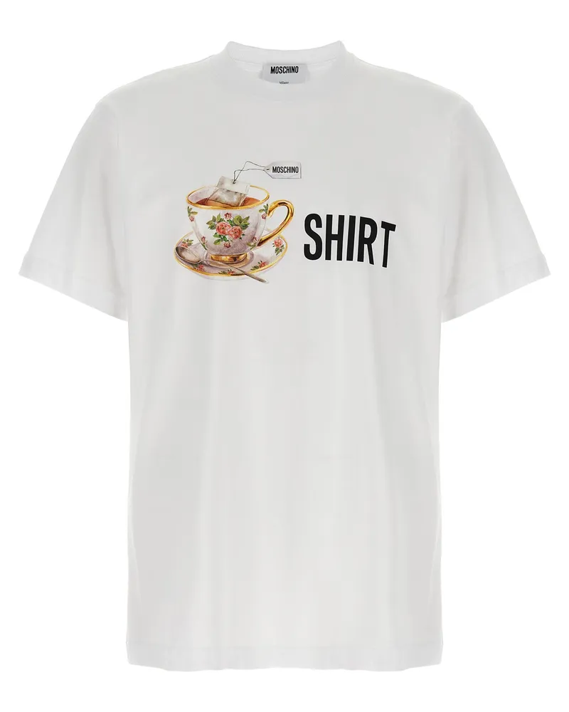 Moschino gedrucktes T -Shirt White