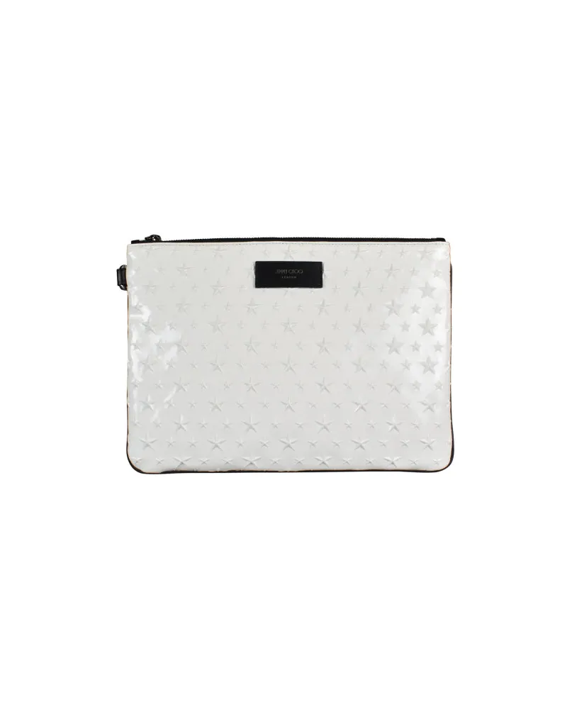 Jimmy Choo Derek Clutch -Tasche White