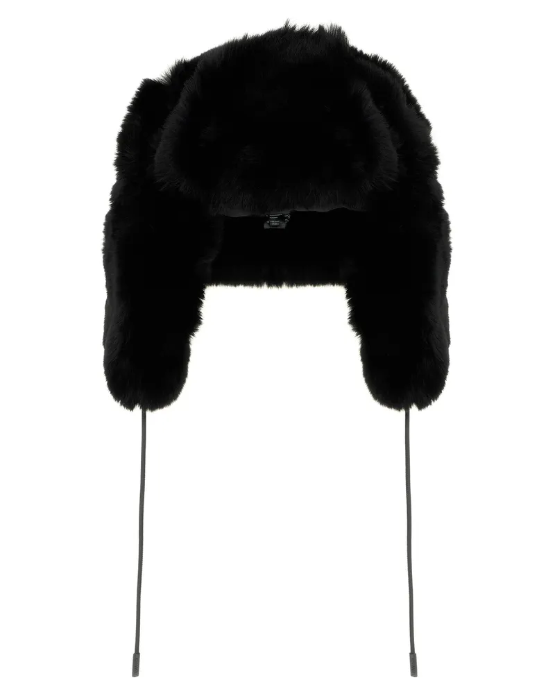 GOLDBERGH Cher Fluffy Aviator' Hut Black