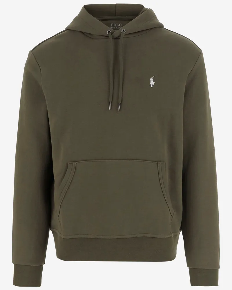 Ralph Lauren Sweatshirt aus Baumwollmischung mit Logo Green