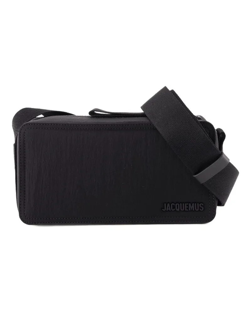 Jacquemus Le Cuerda Horizontales Crossbody  Baumwollschwarz Schwarz