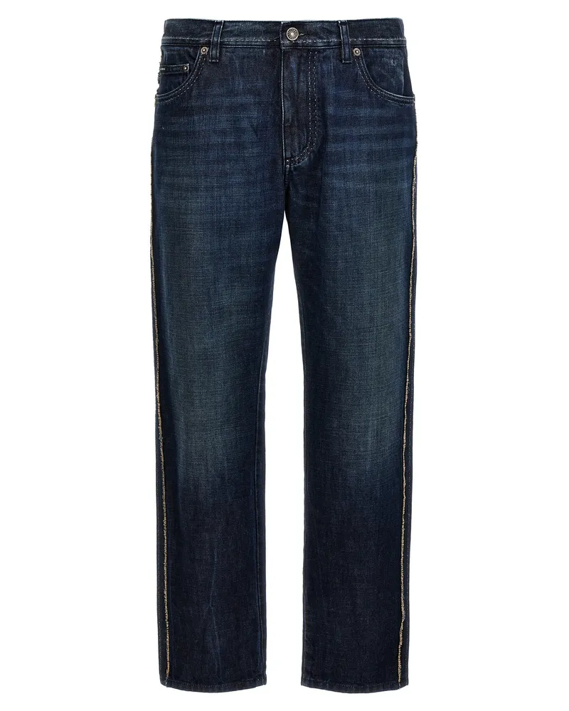 Dolce & Gabbana Stitching -Jeans Blue