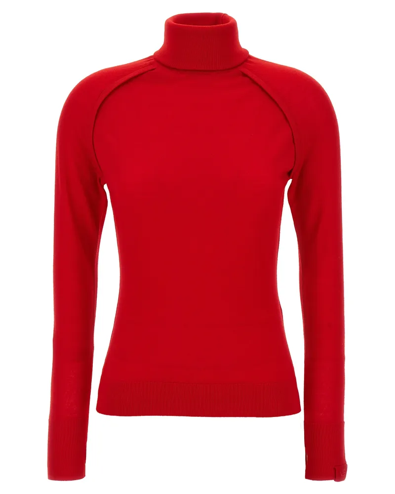 Victoria Beckham Piping' Pullover Red