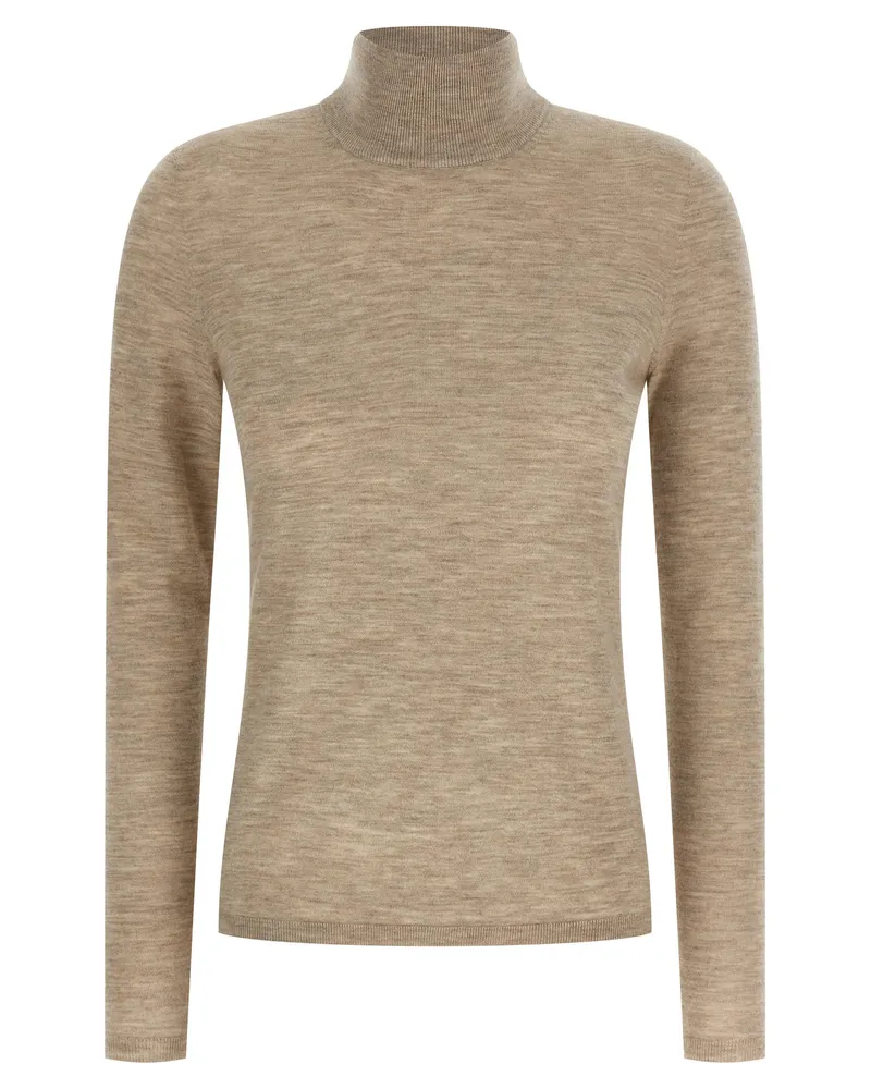 Max Mara Rollkragenpullover „Meana“ von Beige