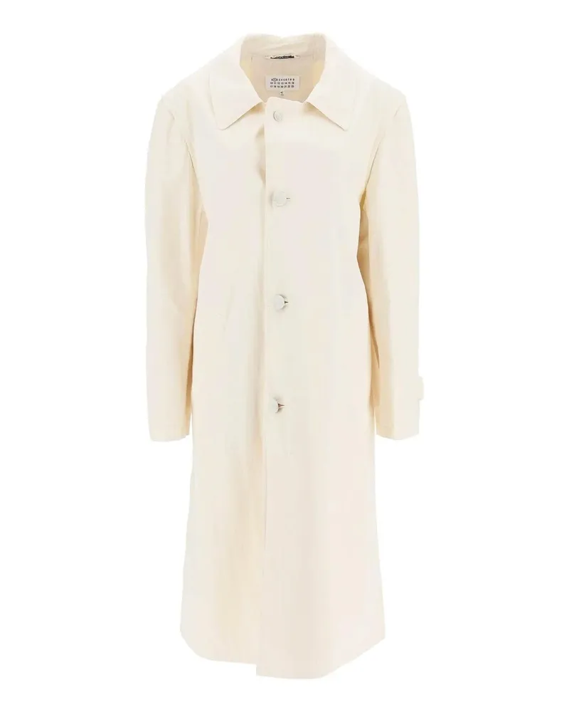 Maison Margiela Baumwollmantel Weiß