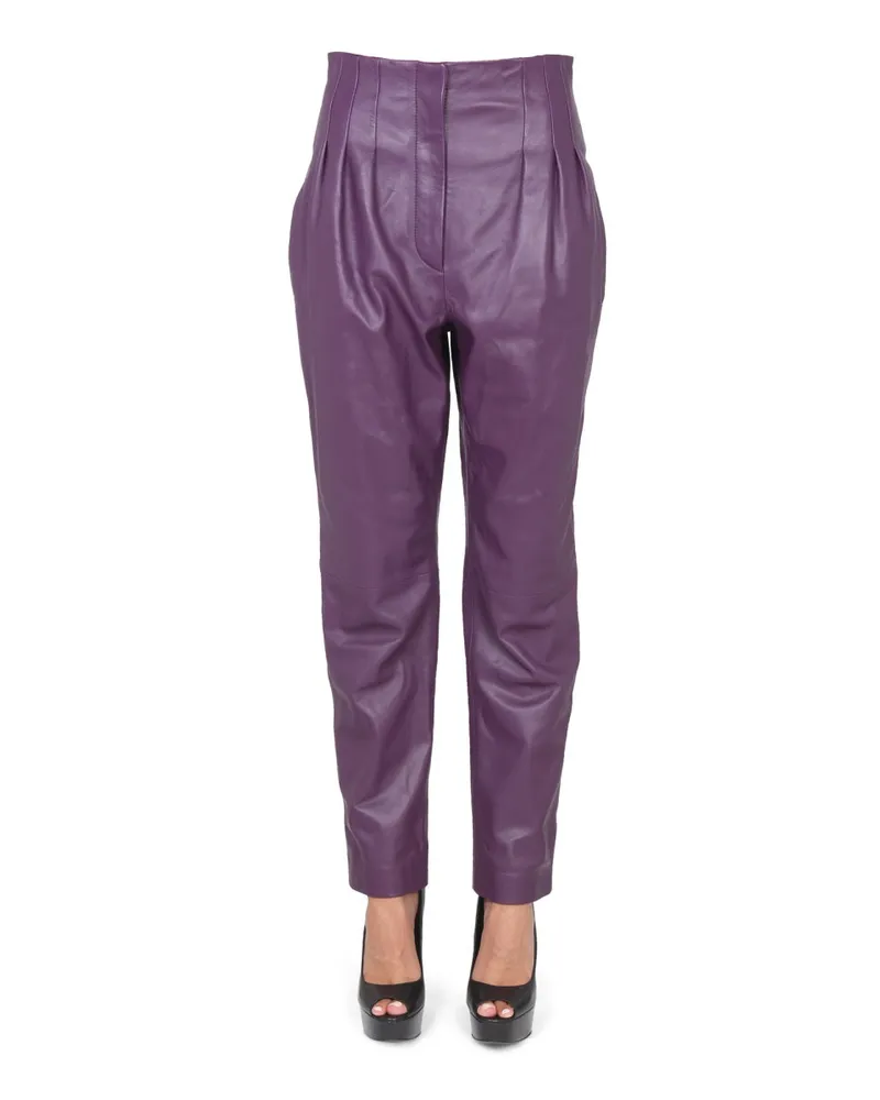 Alberta Ferretti Quastenhose Purple