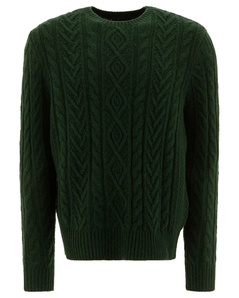 Ralph Lauren Cable Strickpullover Green