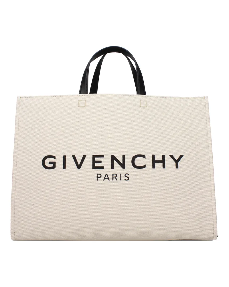 Givenchy Handtaschen G Tote Damen Stoff Beige/Schwarz -