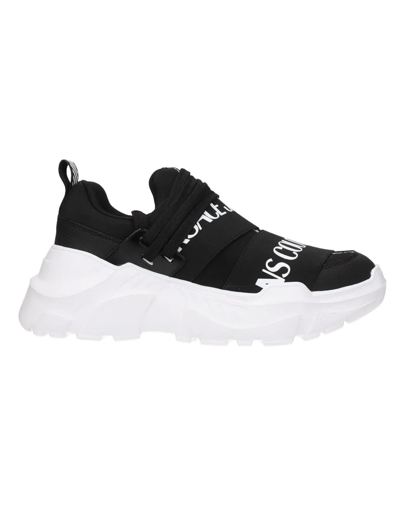 Versace Jeans Sneakers Couture Männer Stoff schwarz -