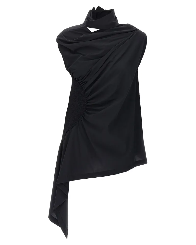 Issey Miyake Eye of the Bean' Top Black