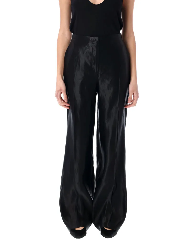 LOULOU Hosen schwarz Black