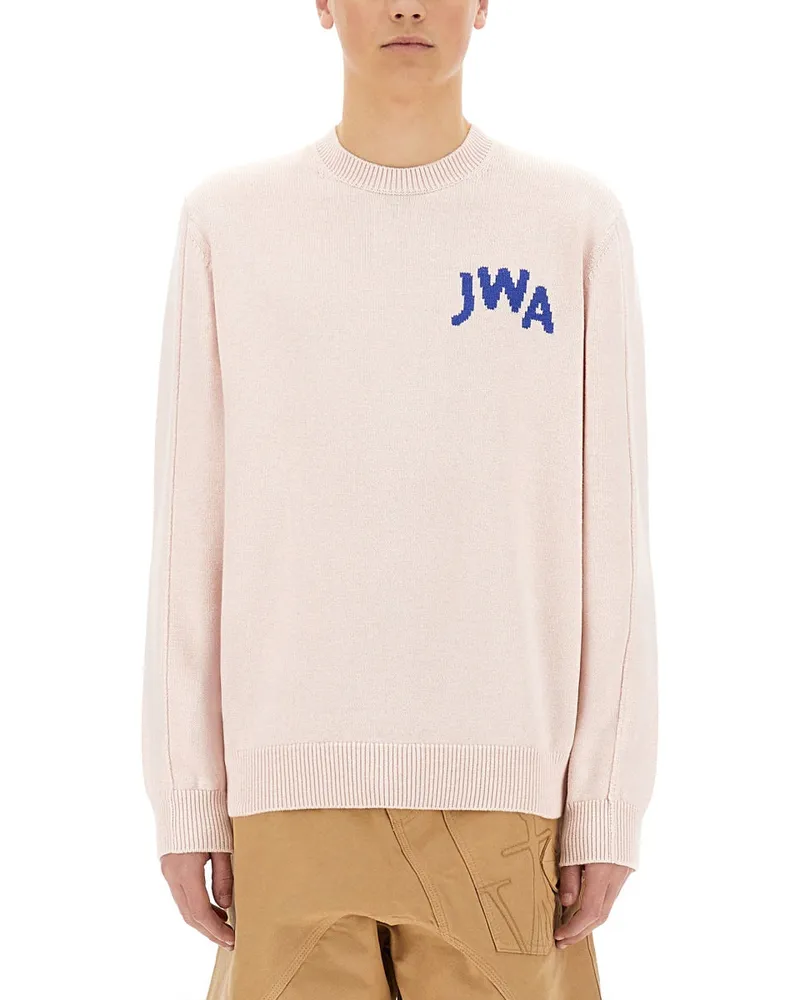 J.W.Anderson JW Anderson Jersey mit Logo Pink