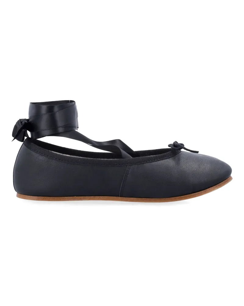 Repetto flache Schuhe schwarz Black