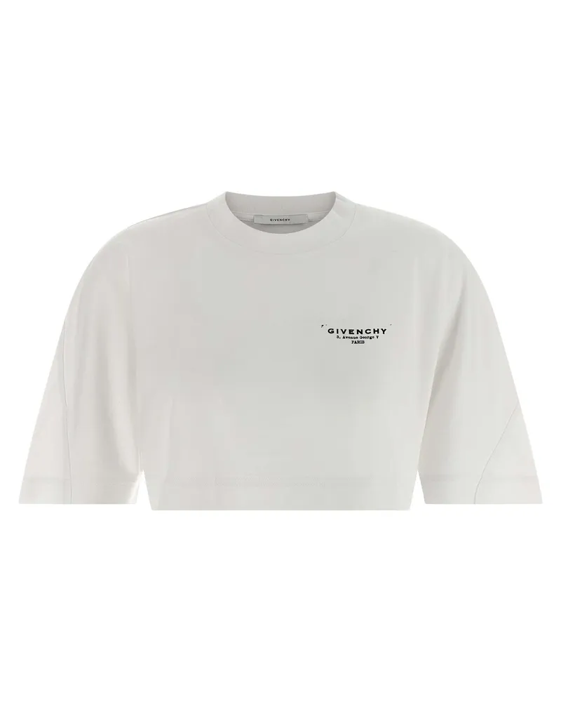 Givenchy beschnittenes T -Shirt White