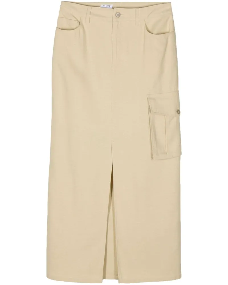 Filippa K Crepe Frachtrock Beige