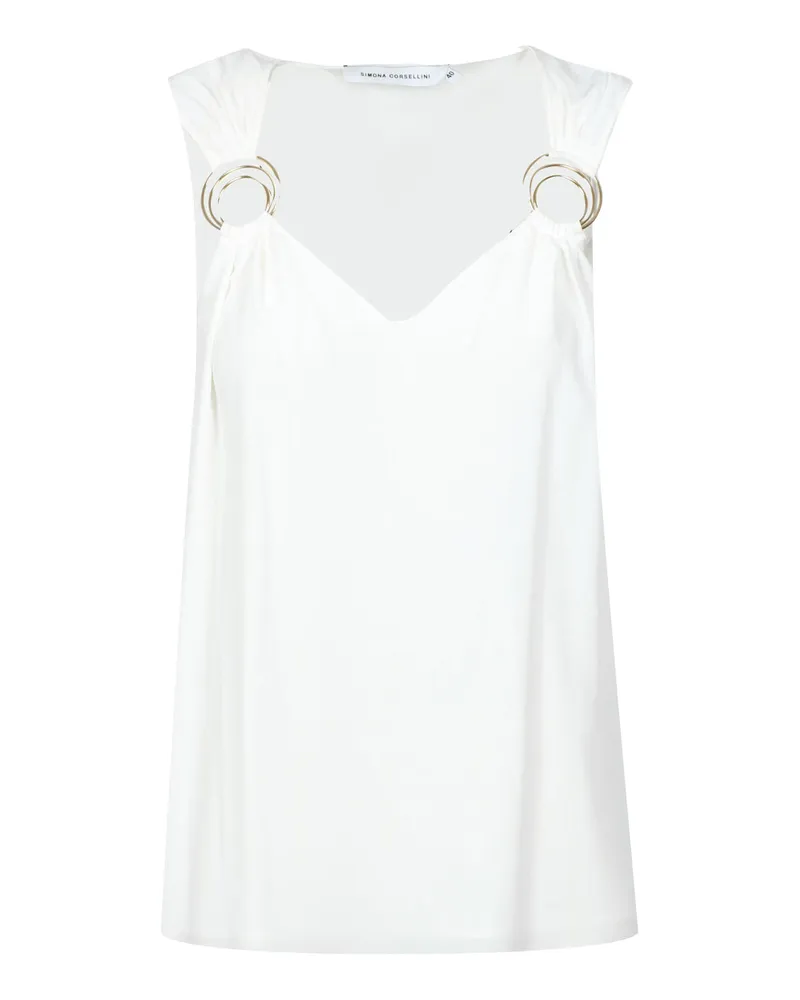 Simona Corsellini Top White White