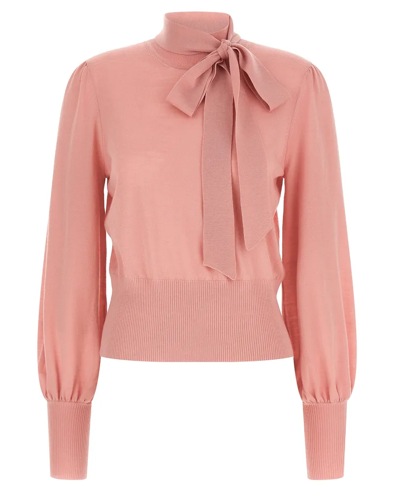 Zimmermann Pussybow' Pullover Pink