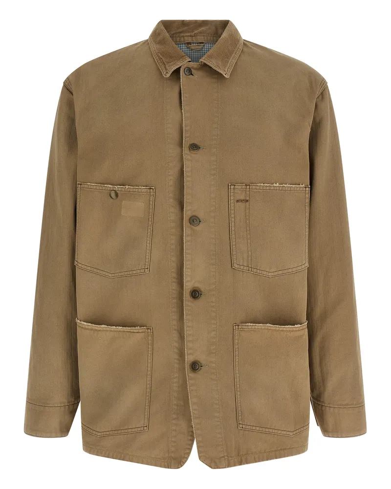 Maison Margiela Fischgrätenjacke Beige