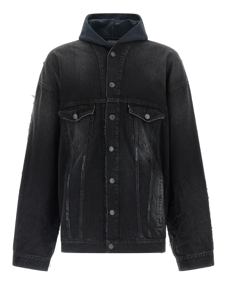 Balenciaga Hybrid“-Jacke Black