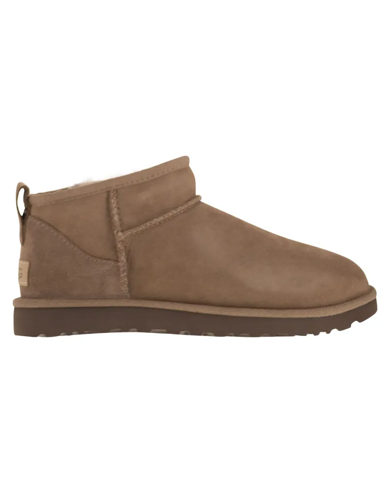 UGG Classic Ultra Mini Sheepell Stiefel Brown