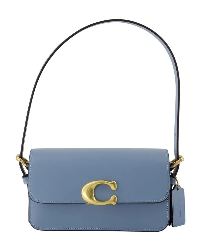 Coach Zoe Umhängetasche  Lederblau Blau