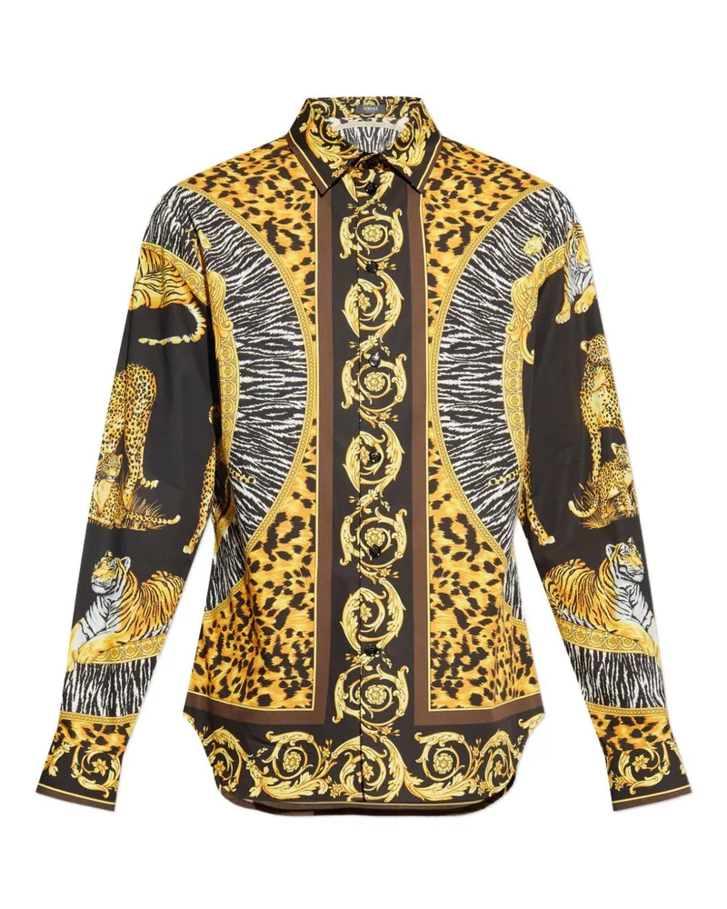 Versace Shirts grau Grey